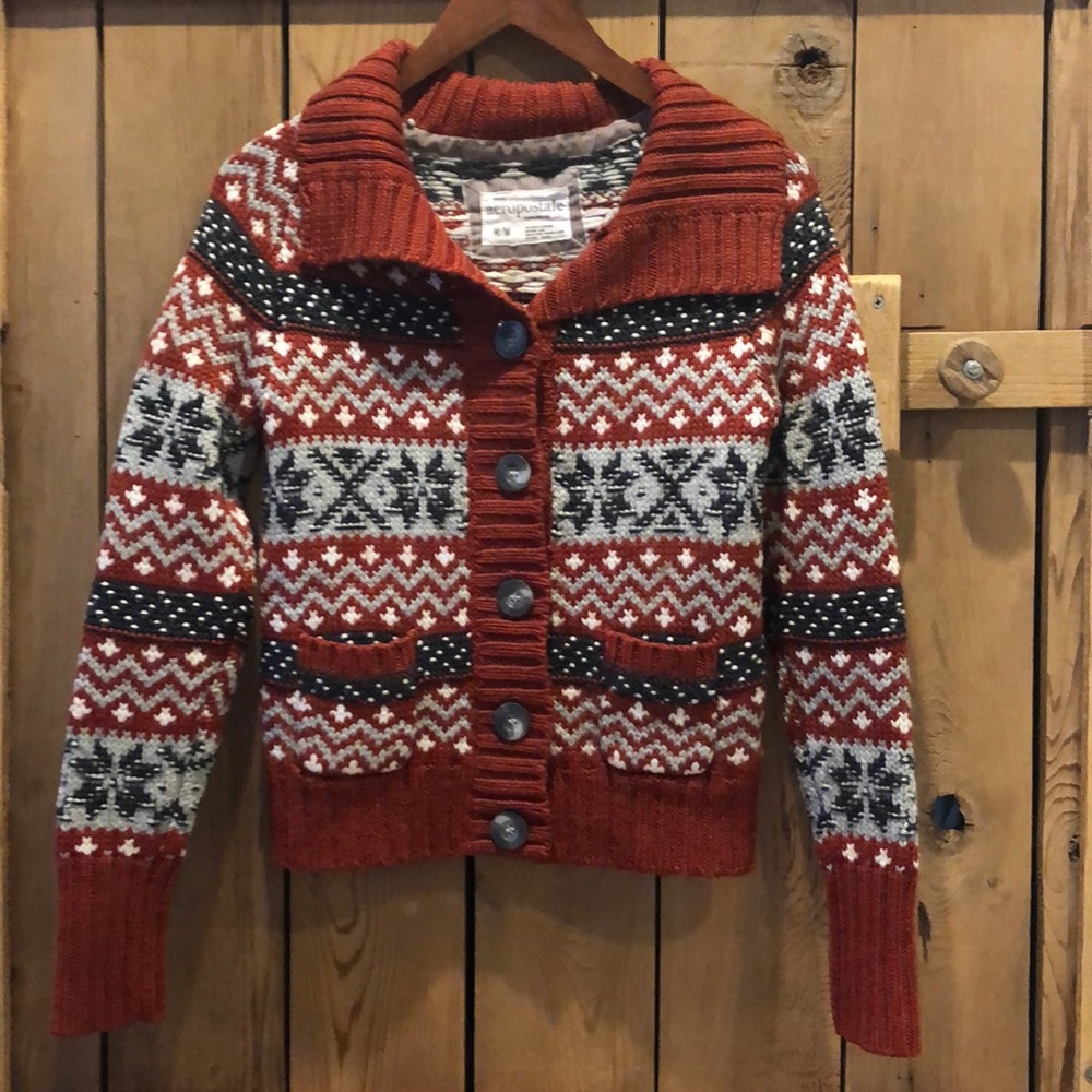 Aeropostale Pattern Sweater